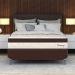 Cama Box Casal com Colchão Diamond Euro MR (63x138x188) Bege e Marrom