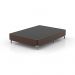 Cama Box Casal com Colchão Diamond Euro MR (63x138x188) Bege e Marrom