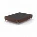 Cama Box Casal com Colchão Hórus (63x138x188) Bege e Marrom