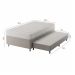 Cama Box Conjugada Solteirão com Cama Auxiliar Premier Unibox Molas Ensacadas (63x108x198) Bege