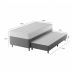 Cama Box Conjugada Solteiro com Cama Auxiliar Premier Unibox Molas Ensacadas (63x88x188) Cinza 
