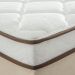 Cama Box King Aquarius com Colchão King Molas Ensacadas Bege e Branca