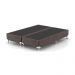 Cama Box King Naturale com Colchão Molas Ensacadas (67x193x203) Marrom e Branca