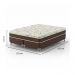 Cama Box King com Colchão Hórus (63x193x203) Bege e Marrom