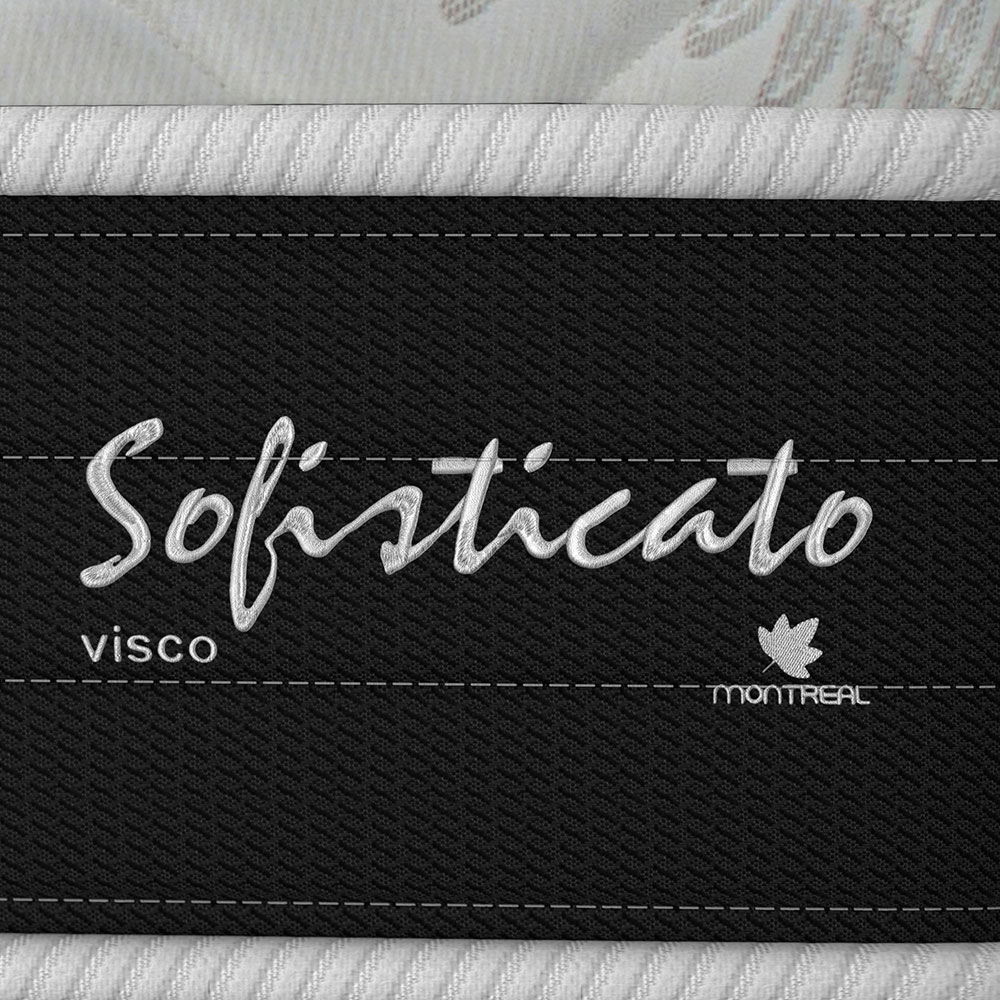 Cama Box King com Colchão Sofisticato (65x193x203) Grafite e Branco