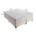 Cama Box Queen Áquila com Colchão Queen Molas Verticóil Bege
