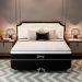 Cama Box Queen Gemini com Colchão Queen Molas Ensacadas Grafite e Branca