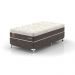 Cama Box Solteirão Naturale com Colchão Molas Ensacadas (67x108x198) Marrom e Branca