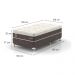Cama Box Solteirão Naturale com Colchão Molas Ensacadas (67x108x198) Marrom e Branca