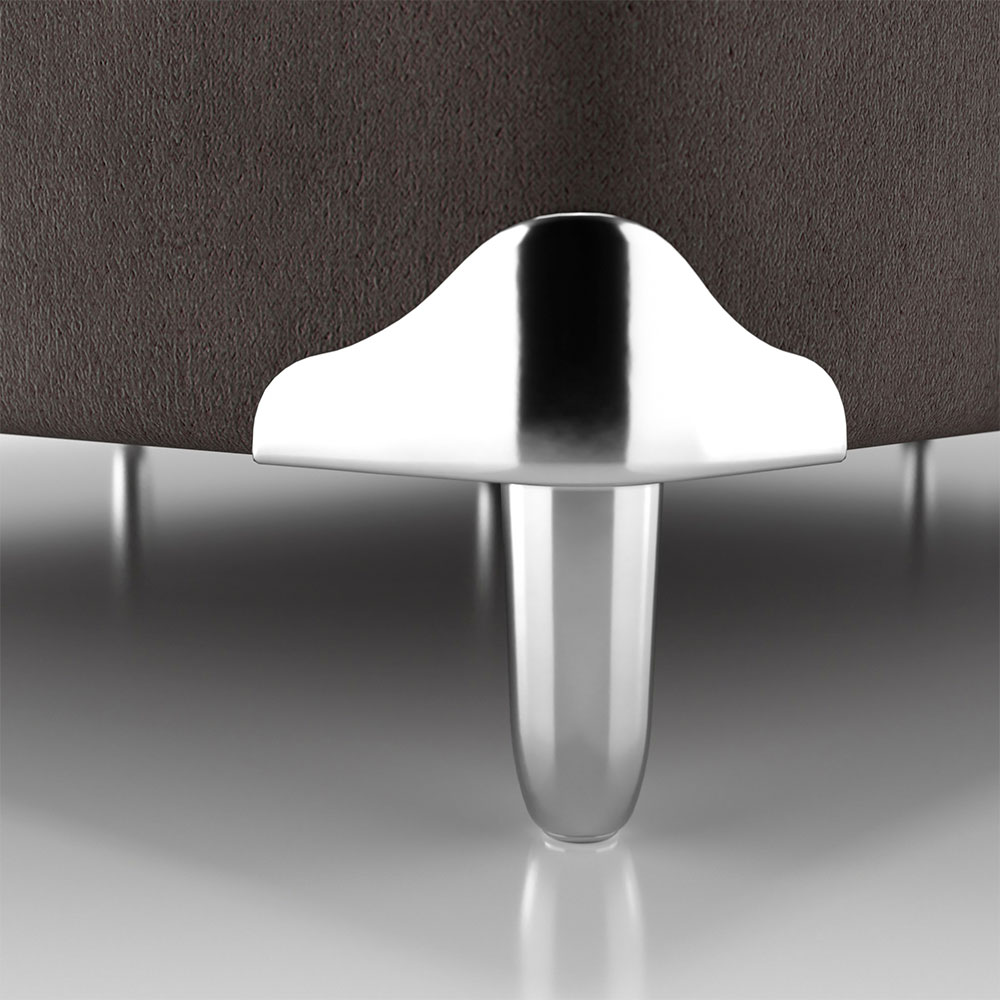 Cama Box Solteirão Naturale com Colchão Molas Ensacadas (67x108x198) Marrom e Branca