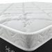 Cama Box Solteiro King com Colchão Sofisticato (65x108x198) Grafite e Branco