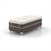 Cama Box Solteiro Naturale com Colchão Molas Ensacadas (67x88x188) Marrom e Branca