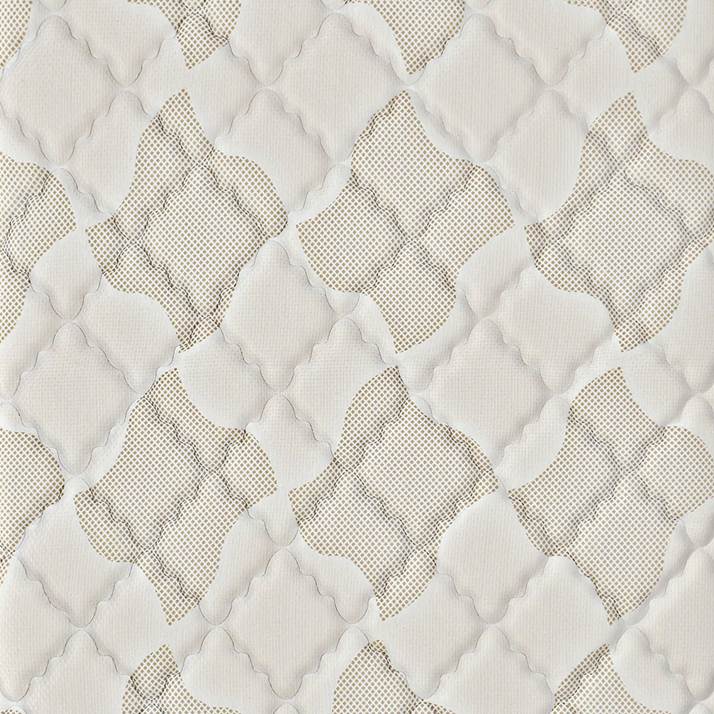 Cama Box Solteiro Naturale com Colchão Molas Ensacadas (67x88x188) Marrom e Branca
