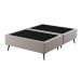 Cama Box com Colchão Casal Soft Gold Molas Ensacadas (28x138x188) Bege