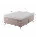 Cama Box com Colchão King Soft Gold Molas Ensacadas (28x193x203) Bege