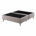 Cama Box com Colchão King Soft Gold Molas Ensacadas (28x193x203) Bege