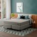 Cama Box com Colchão Queen Master Hotel Molejo Superlastic (67x158x198) Bege