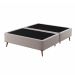 Cama Box com Colchão Queen Soft Gold Molas Ensacadas (28x158x198) Bege