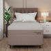 Cama Box com Colchão Solteirão Soft Gold Molas Ensacadas (28x108x198) Bege