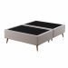 Cama Box com Colchão Viúva Soft Gold Molas Ensacadas (28x128x188) Bege
