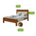 Cama Casal Athenas Frassino e Off White