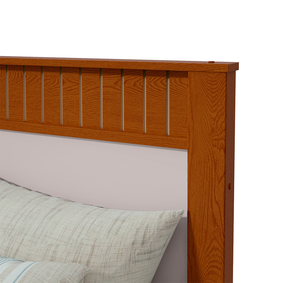 Cama Casal Athenas Frassino e Off White
