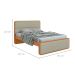 Cama Casal Loop Bouclé Sálvia e Amêndoa