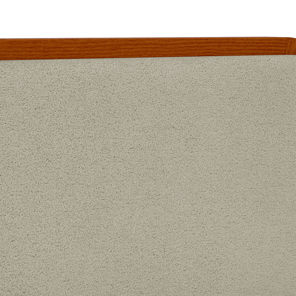 Cama Casal Loop Bouclé Sálvia e Frassino