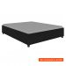 Cama Casal Monaco com 2 Mesas de Cabeceira Veronna 3 GV Preto Fosco