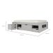 Cama Casal Multifuncional Charme 10 GV Madeira Maciça Cinza Claro