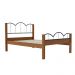 Cama Casal Oasis Preta e Nature