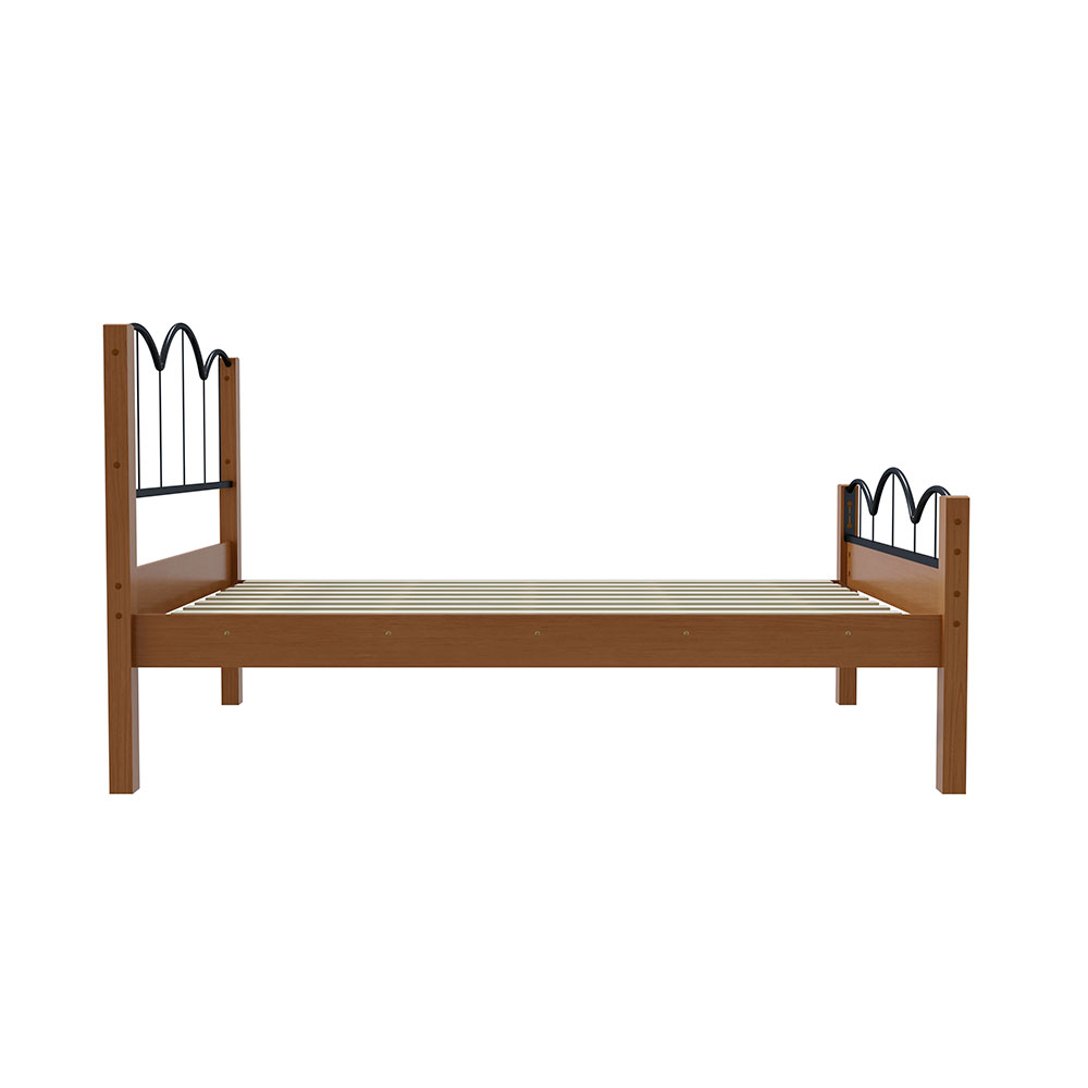 Cama Casal Oasis Preta e Nature