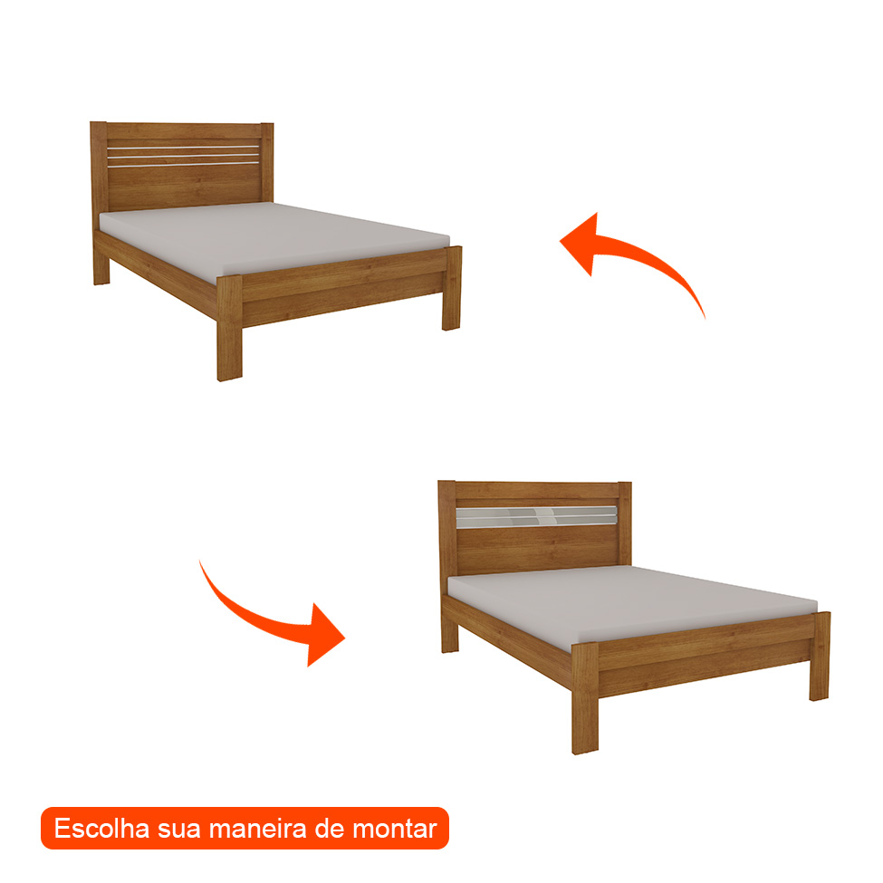 Cama Casal Safira Cinamomo
