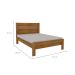 Cama Casal Safira Cinamomo