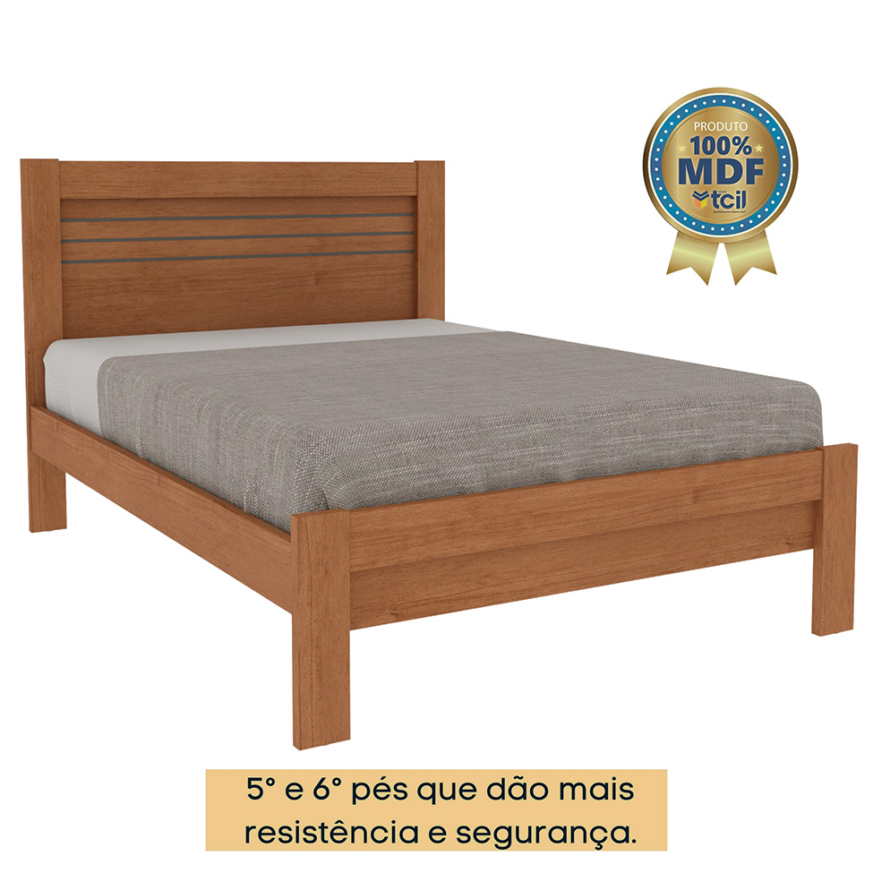 Cama Casal Safira Cinamomo
