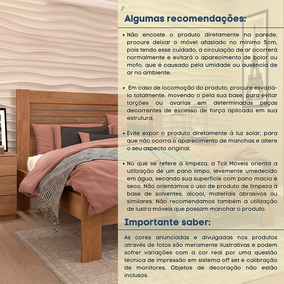 Cama Casal Safira Cinamomo
