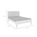 Cama Casal Safira Neve