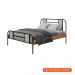 Cama Casal Sevilha Preta e Canela