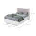 Cama Casal Solaris 2 GV Revestimento Sintético Bege e Branca