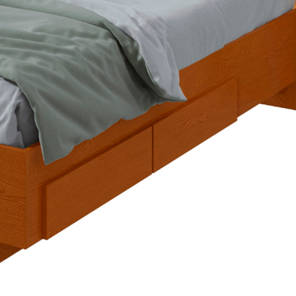 Cama Casal Solaris 2 GV Revestimento Sintético Bege e Frassino
