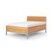 Cama Casal Square 6 Gavetas Madeira Maciça Natural Pine e Cool Grey