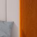 Cama Casal com 2 Mesas de Apoio USB Solaris 4 GV Revestimento Sintético Bege e Frassino