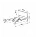 Cama Casal com Palhinha Oslo Hanover