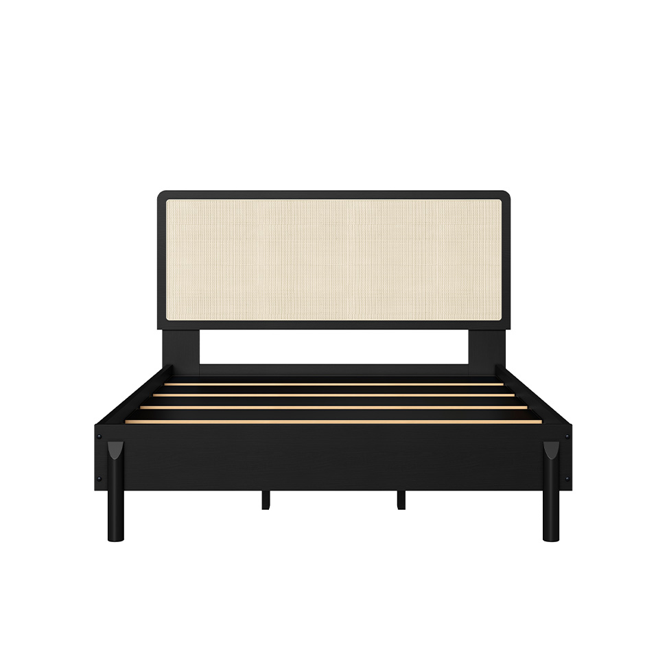 Cama Casal com Palhinha Oslo Nero