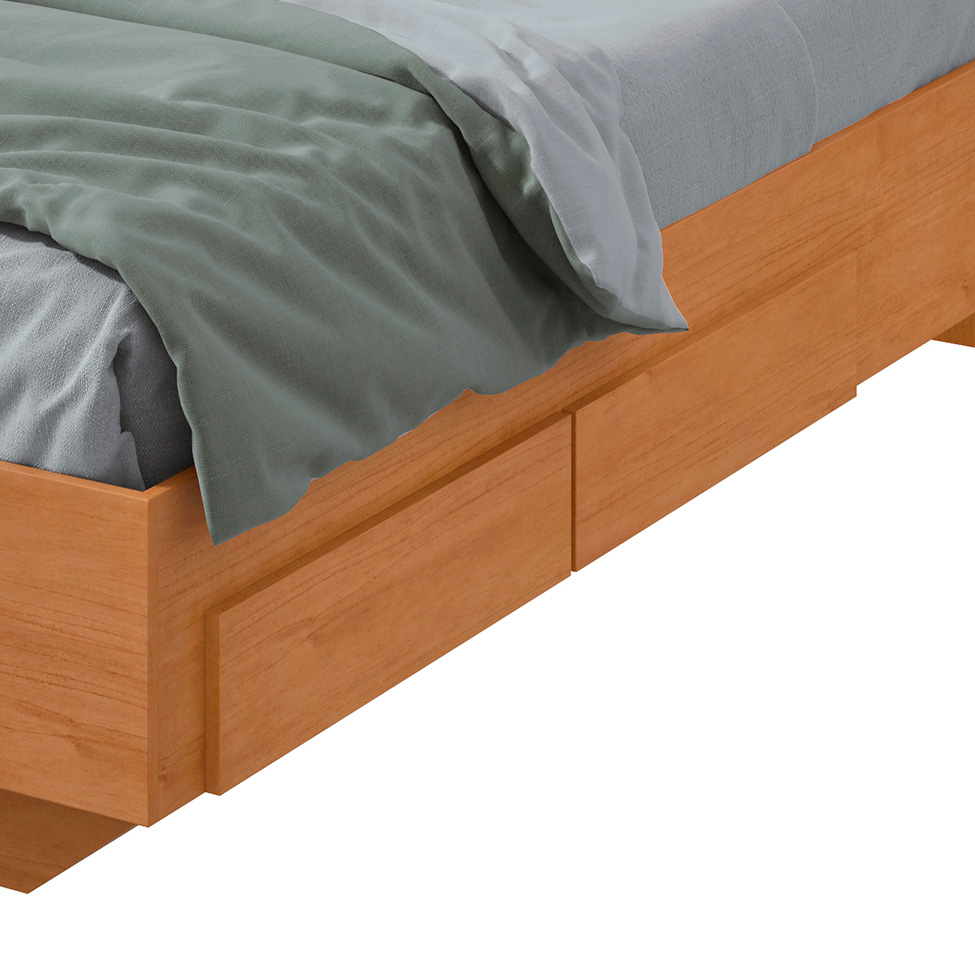 Cama Casal com USB Solaris 2 GV Revestimento Sintético Bege e Amêndoa