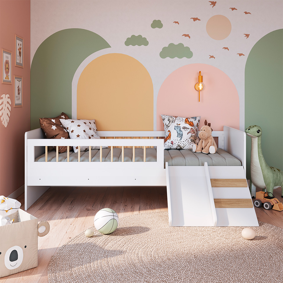 Cama Infantil Afeto Branca