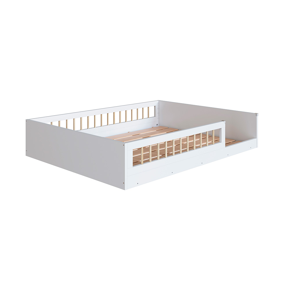 Cama Infantil Montessoriana Afeto Branca 145 cm