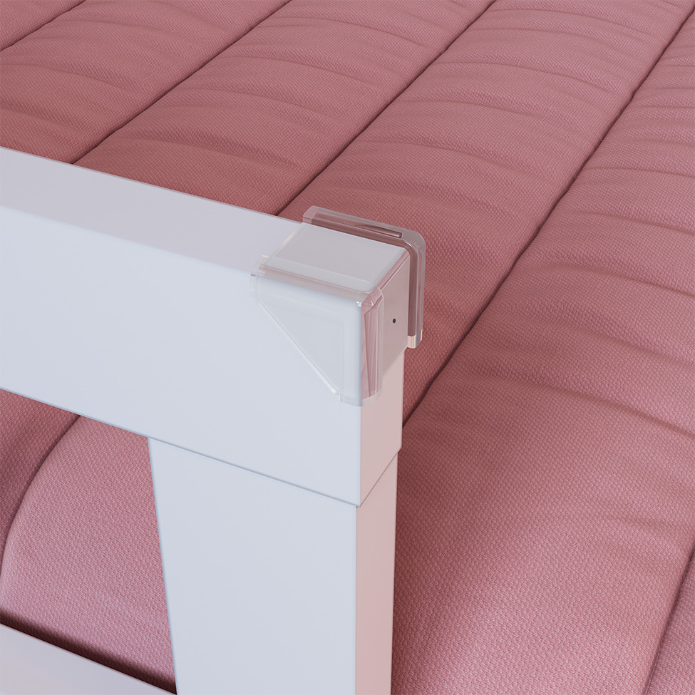 Cama Infantil Montessoriana Afeto Branca 85 cm