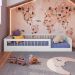 Cama Infantil Montessoriana Afeto Branca 85 cm