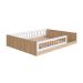 Cama Infantil Montessoriana Afeto Branca e Aveiro 145 cm
